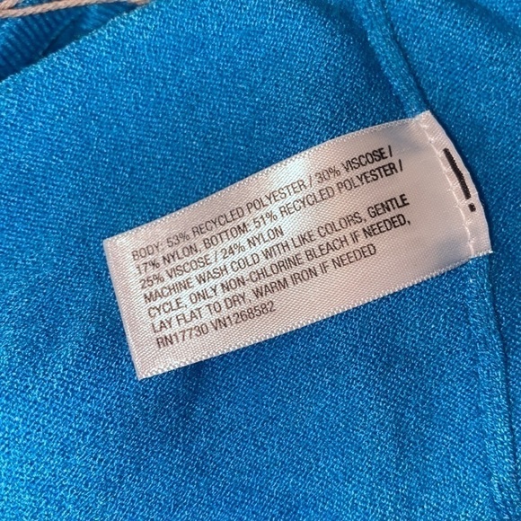 A New Day WOMAN V-Neck Bralette Sweater in a vibrant blue size XL new with tags - Picture 10 of 10